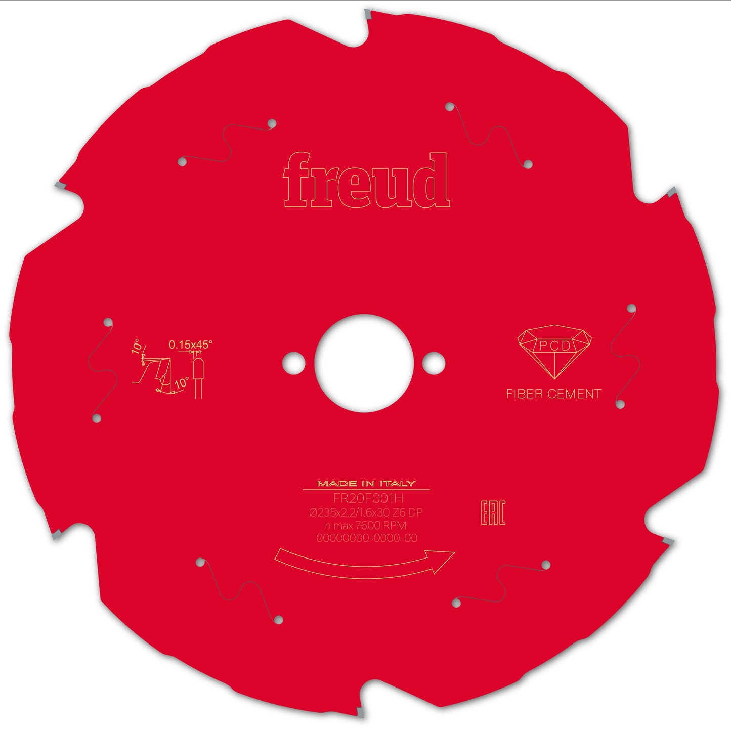 Freud | Sägeblatt D235.0x2.20/1.60x30.00 - Z6 T (Trapezzahn)