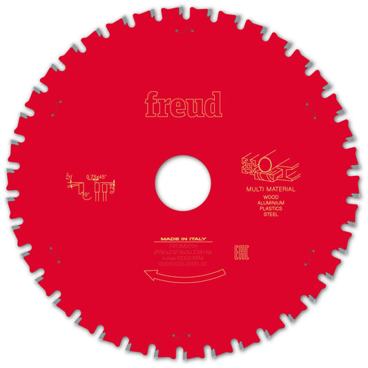 Freud | Sägeblatt D190.0x2.00/1.60x30.00 - Z38 FTa (Flach - Tarpezzahn
