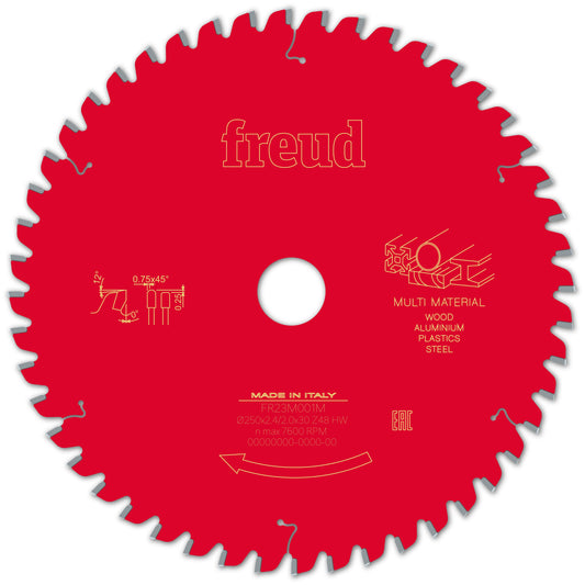 Freud | Sägeblatt D250.0x2.40/2.00x30.00 - Z48 FTa (Flach - Tarpezzahn
