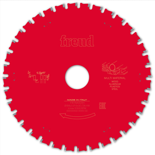 Freud | Sägeblatt D184.0x2.00/1.60x30.00 - Z36 FTa (Flach - Tarpezzahn