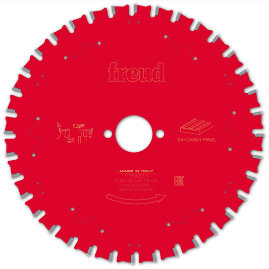 Freud | Sägeblatt D210.0x2.40/2.00x30.00 - Z36 FTa (Flach - Tarpezzahn