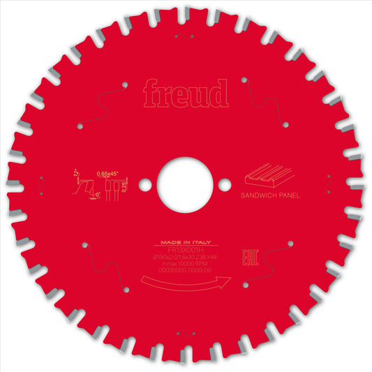 Freud | Sägeblatt D190.0x2.00/1.60x30.00 - Z36 FTa (Flach - Tarpezzahn